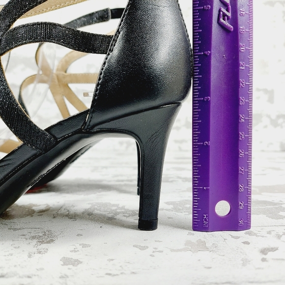 NEW Life Stride Masquerade Black Summer Heeled Sandals V454 - Picture 9 of 12